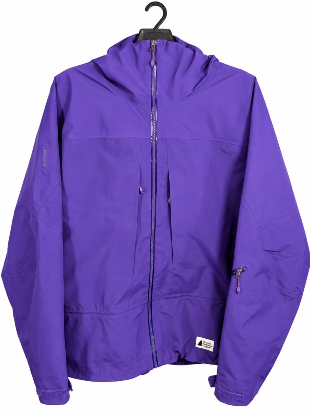 MEC Helix Men's Waterproof Ski Shell Jacket Purple RECCO L